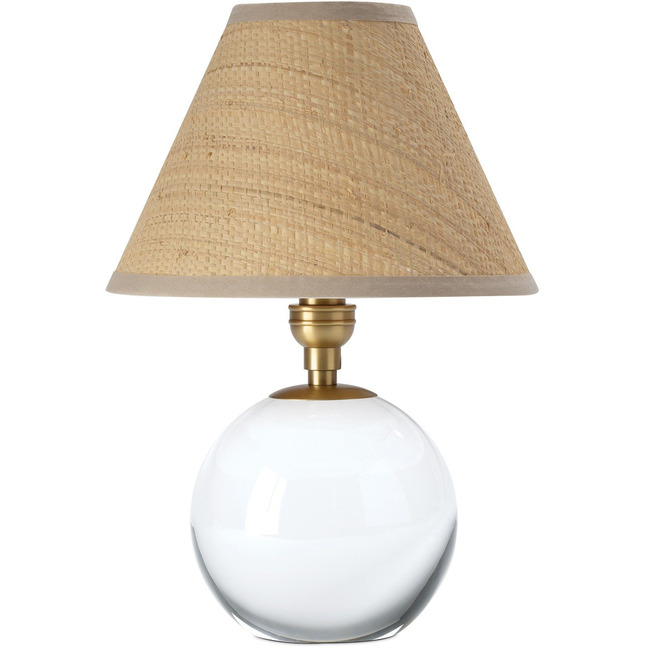 Giorgio Rattan Table Lamp by Regina Andrew
