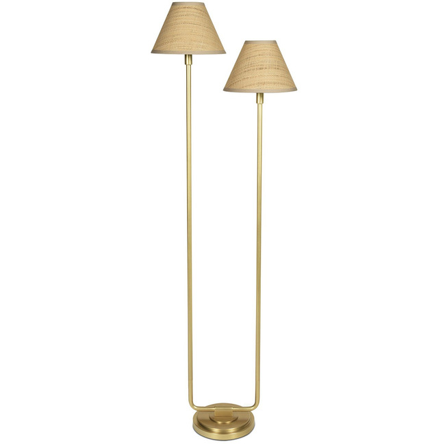 Polly Rattan Floor Lamp by Regina Andrew