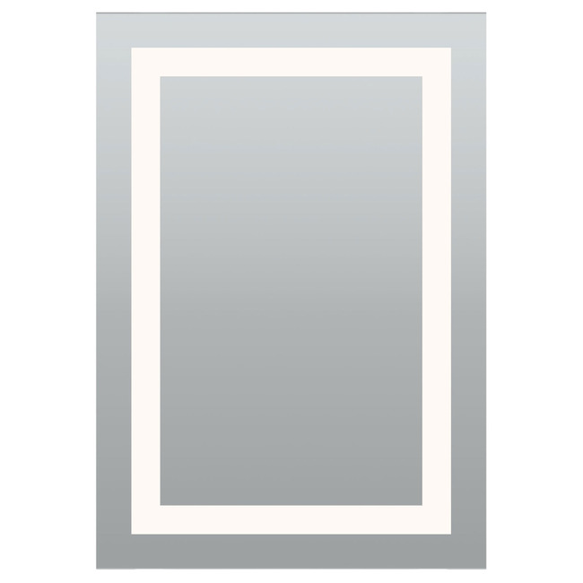 Plaza Large Tunable White Surface Mirror - Floor Model by PureEdge Lighting