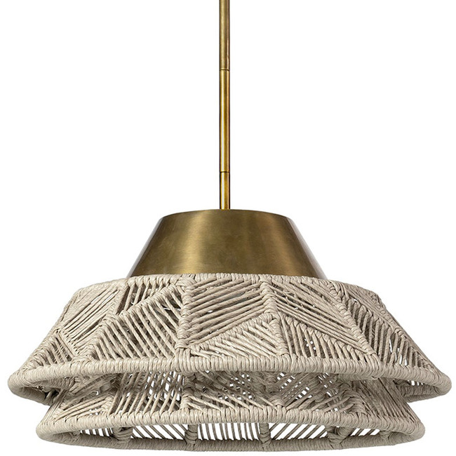 Salerno Outdoor Short Pendant by Palecek