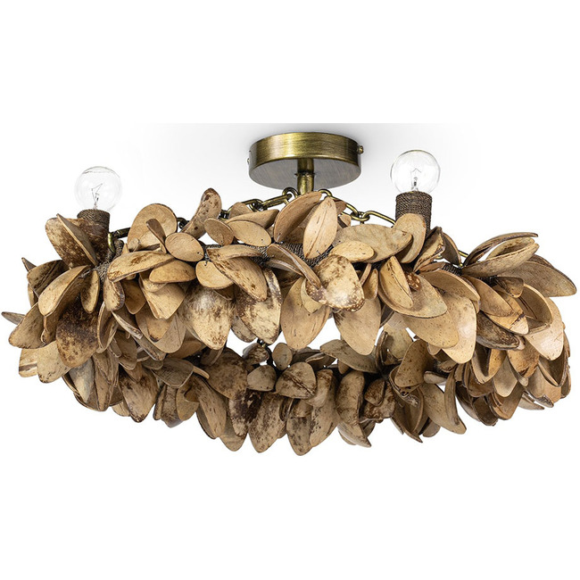 Siena Semi Flush Ceiling Light by Palecek