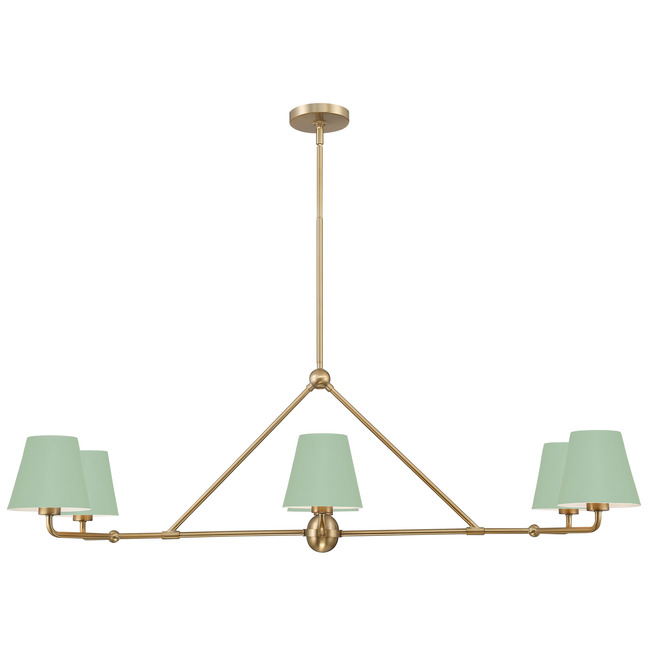Xavier Linear Chandelier by Crystorama