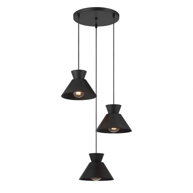 Sai Multi-Light Pendant by Meridian Lighting
