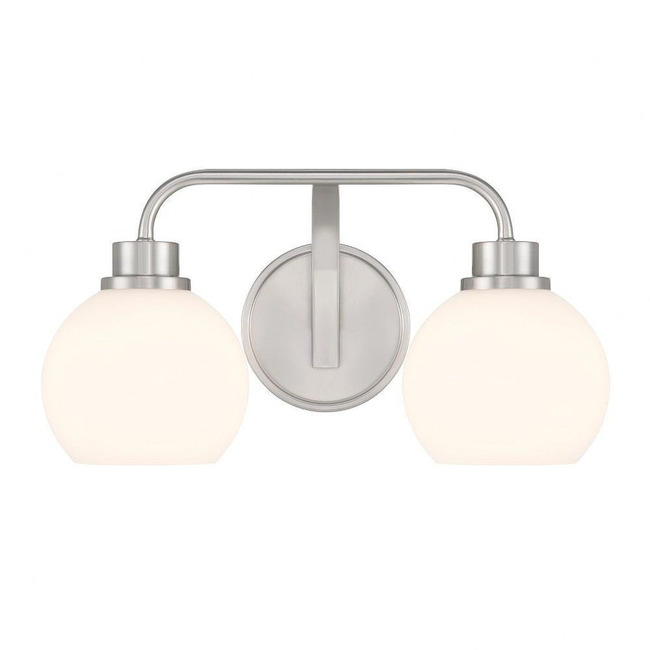 Curved Arm Bathroom Vanity Light by Meridian Lighting