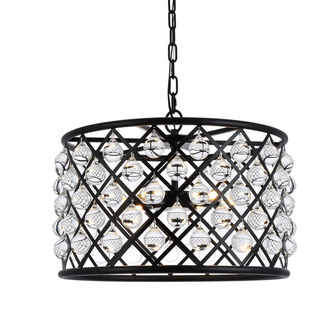 Madison Teardrop Chandelier by Elegant Lighting