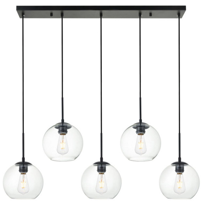 Baxter Linear Multi Light Pendant by Elegant Lighting