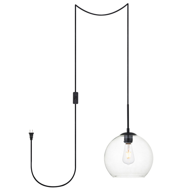 Baxter Plug-in Pendant by Elegant Lighting