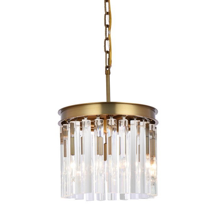 Sydney Gold Pendant by Elegant Lighting