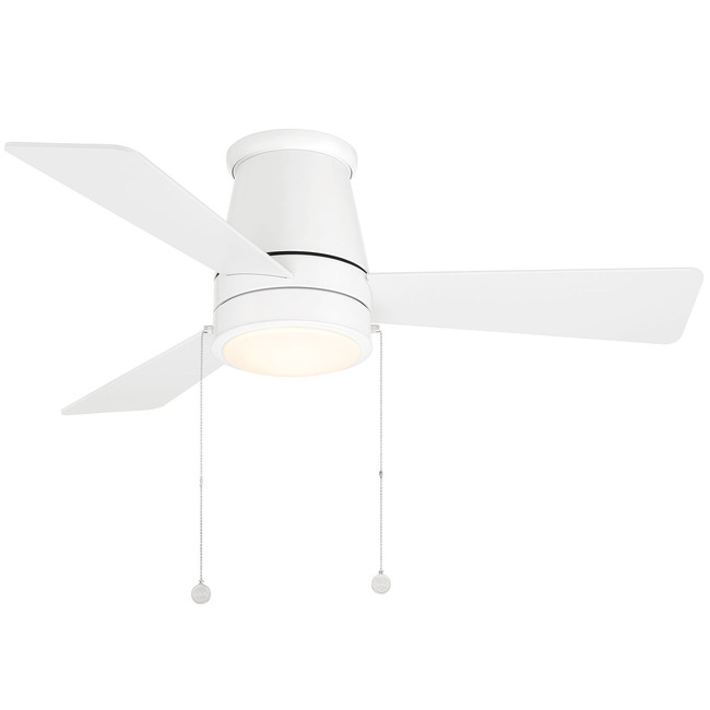 Hug Flush Ceiling Fan with Color-Select Light by WAC Lighting