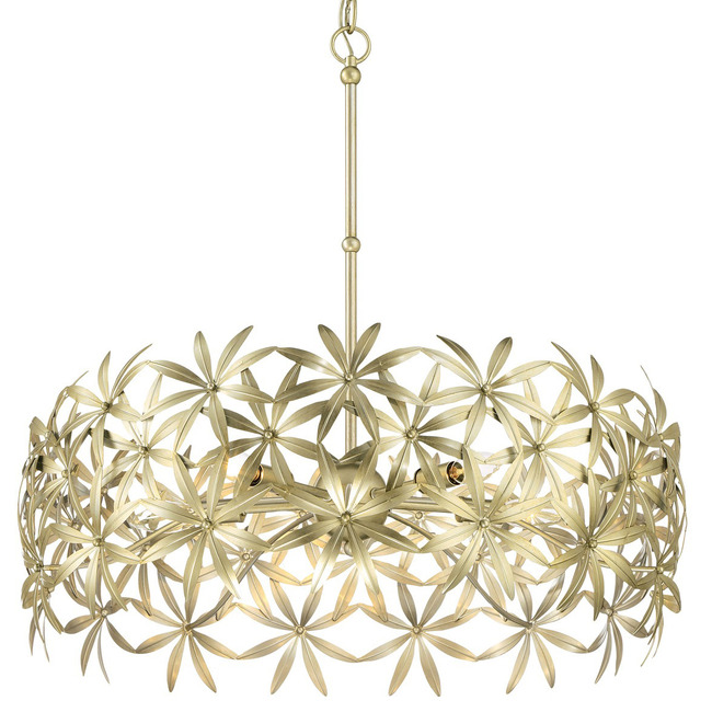 Flower Child Drum Pendant by Minka Lavery