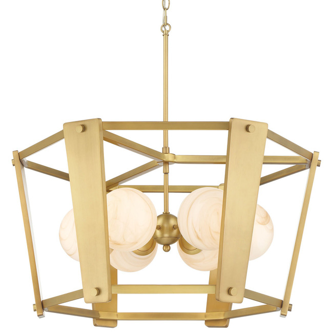 Shimmer Hexagonal Pendant by Minka Lavery