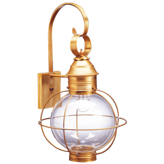 Round Onion Outdoor Wall Light by Northeast Lantern