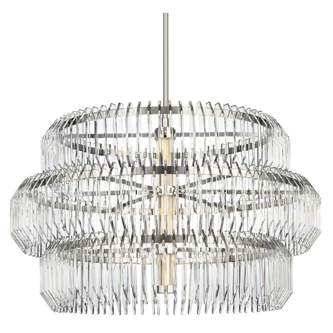 Killarney Layered Drum Chandelier by Visual Comfort Signature