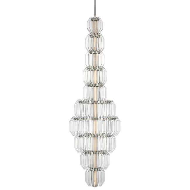 Killarney Layered Eternity Chandelier by Visual Comfort Signature