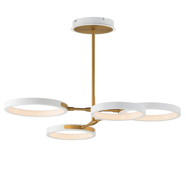 Hoopla Horizontal Chandelier by Et2
