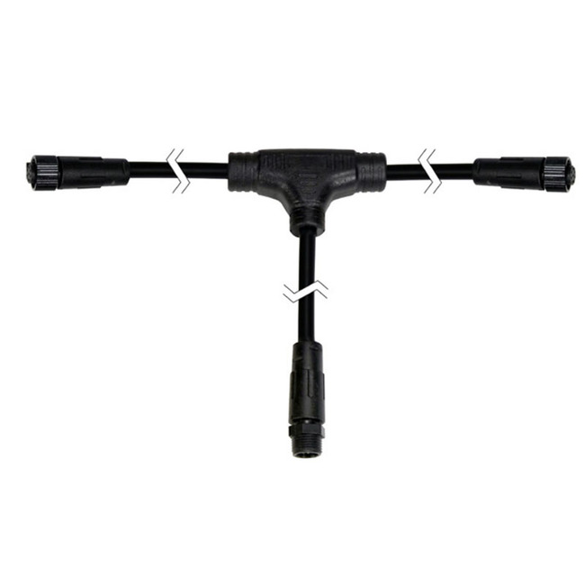 Wet Location 2 Conductor T-Connector for Static White by PureEdge Lighting