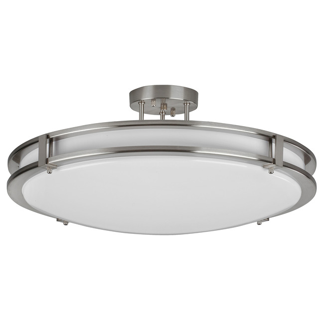 Carlisle Color-Select 120-277V Semi Flush Ceiling Light by AFX
