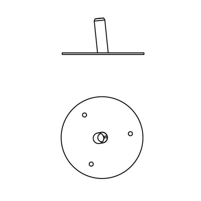 Pantarhei Angle Bollard Base by Il Fanale