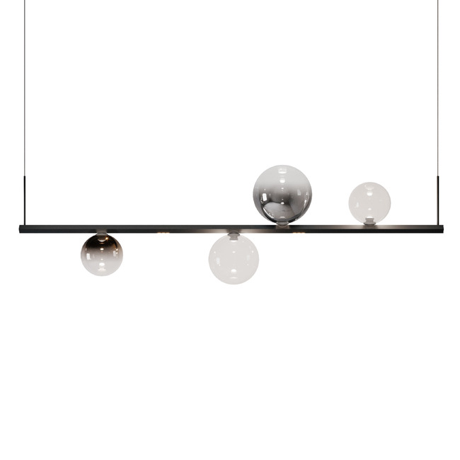 Random Stick Short Linear Pendant by LODES