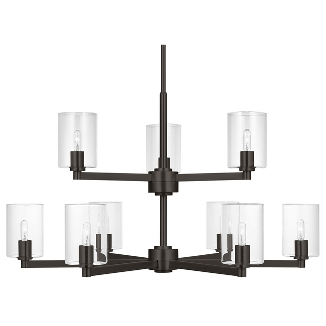 Fullton Glass Tier Chandelier by Visual Comfort Studio