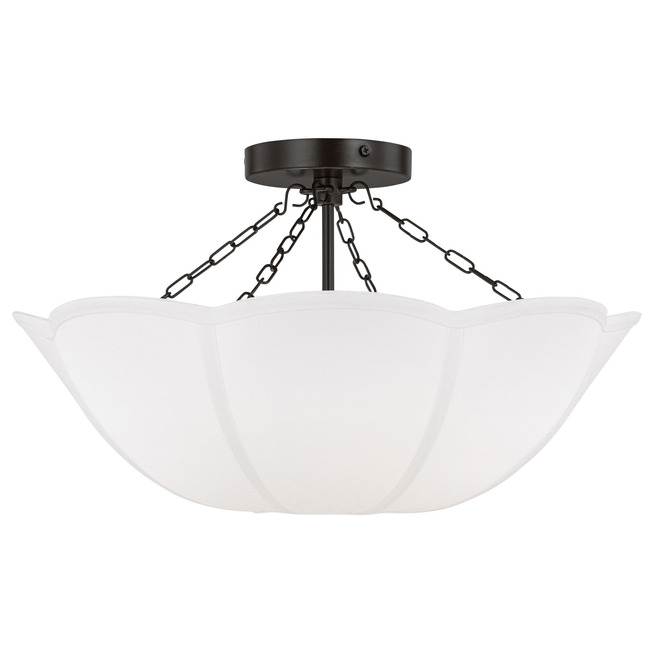 Stassi Semi Flush Ceiling Light by Visual Comfort Studio