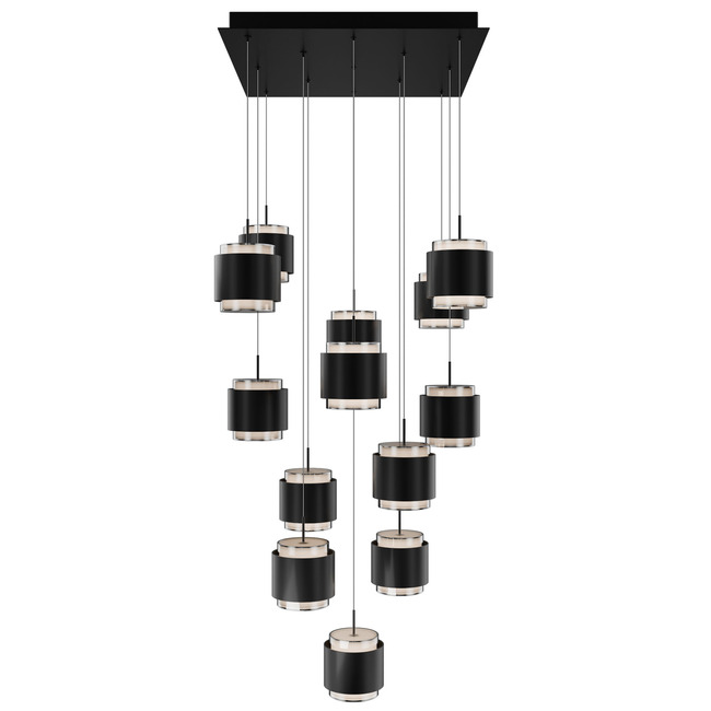Banded Square Color-Select Multi-Light Pendant by WAC Lighting