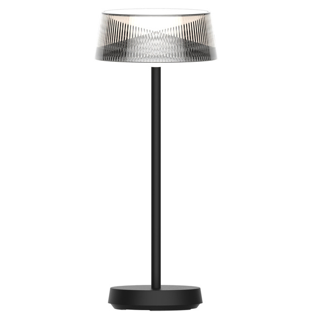 Crystal LED Table Lamp in Black - Thumbnail 4