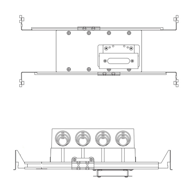 Canopy/Junction Box and WiZ Bridgebox for TruColor RGBTW by PureEdge Lighting