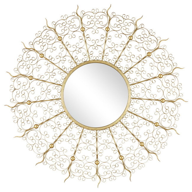 Levain Round Mirror by Currey and Company