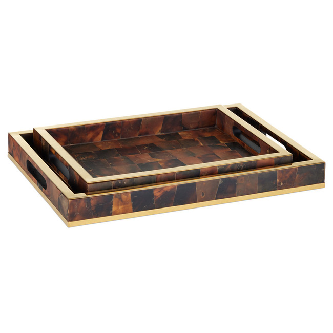 Casey Tray - Set of 2 by Currey and Company