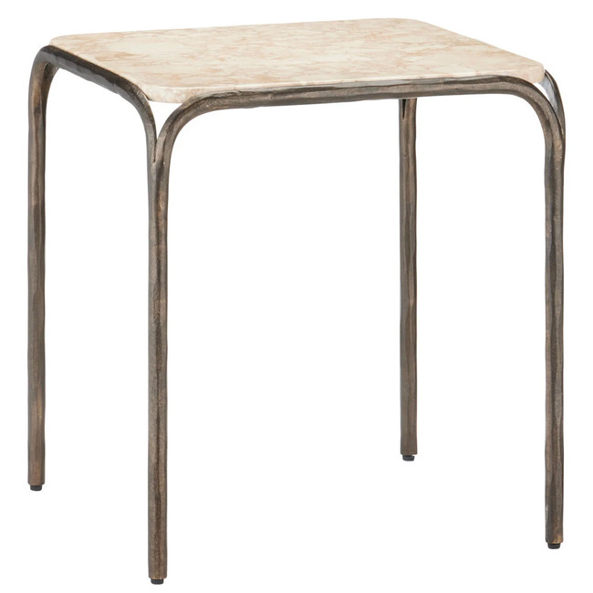 Crema Side Table by Currey and Company