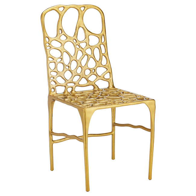 Honeycomb Side Chair by Currey and Company