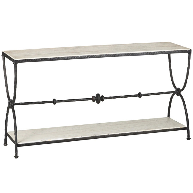 Agora Console Table by Currey and Company Agora Console Table by Currey and Company