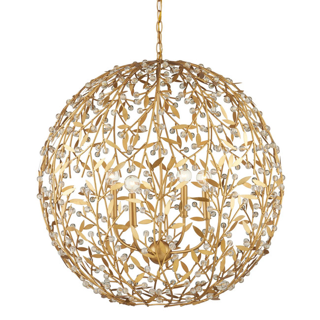 Secret Garden Orb Chandelier by Currey and Company