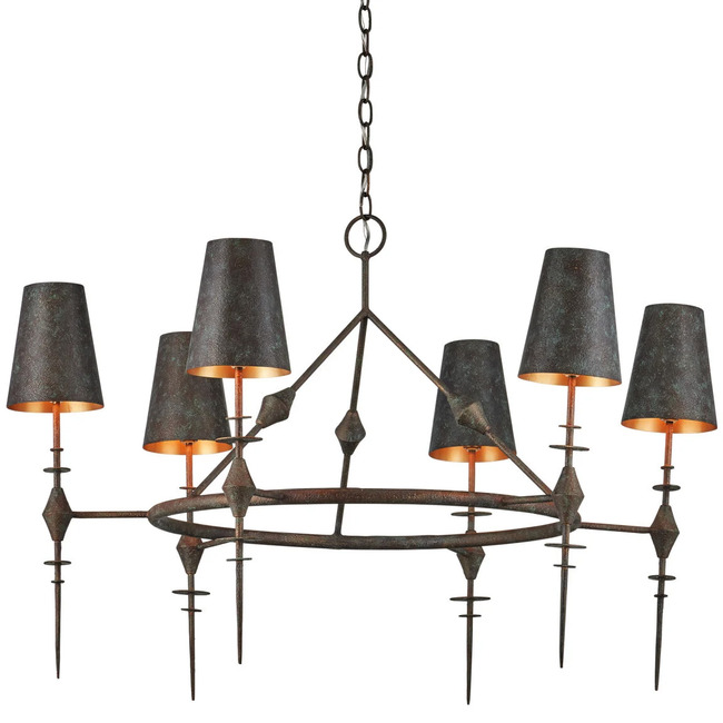 Anselm Chandelier by Currey and Company