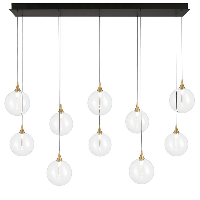 Iissa Linear Chandelier by Eurofase