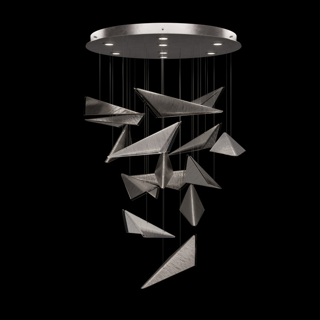 Volo Round Multi Light Pendant by Fine Art Handcrafted Lighting