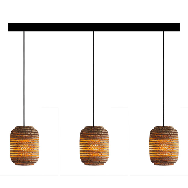 Ausi Linear Scraplights Pendant by Graypants