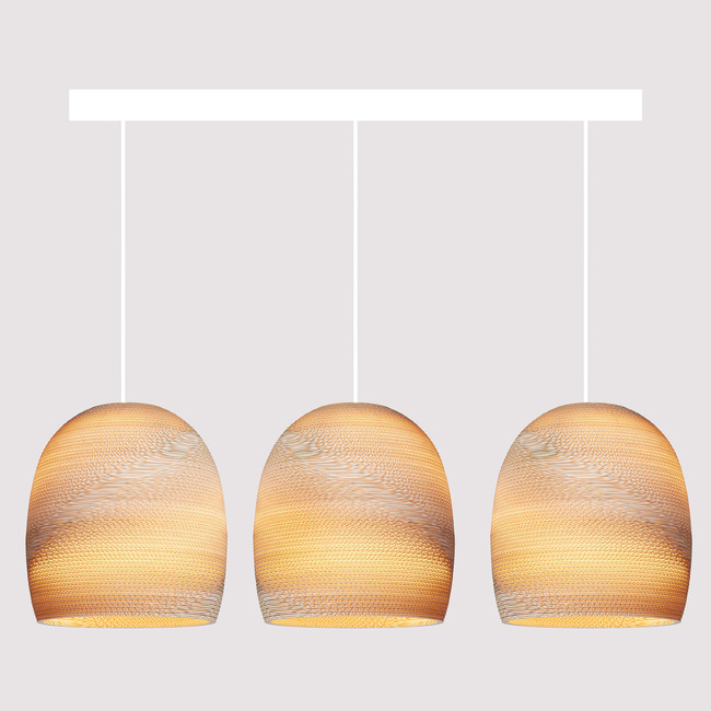 Bell Linear Scraplight Pendant by Graypants
