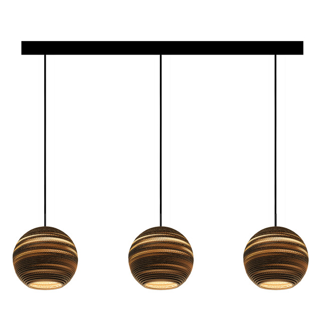 Moon Linear Scraplight Pendant by Graypants
