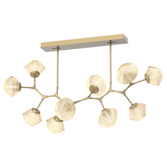 Mesa Modern Branch Linear Chandelier by Hammerton Studio