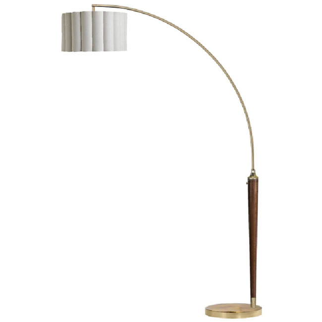 Scalloped Arc Floor Lamp by Nova of California