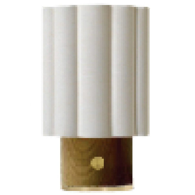 Scalloped Accent Table Lamp by Nova of California