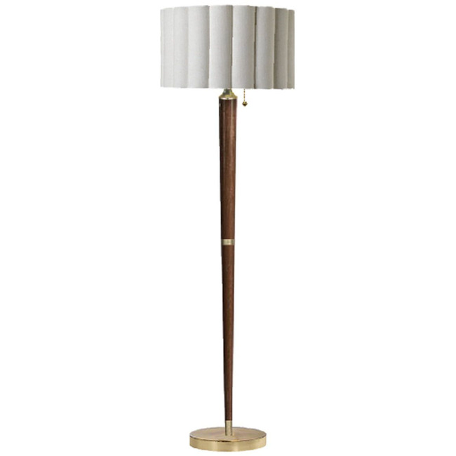 Scalloped Floor Lamp by Nova of California