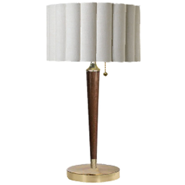 Scalloped Table Lamp by Nova of California