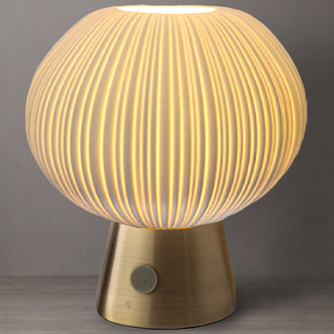 Sea Urchin Table Lamp by Nova of California