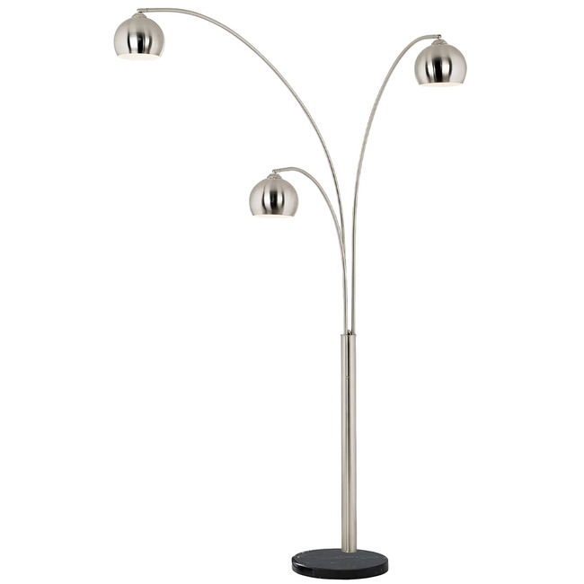 Triplet Arc Floor Lamp by Nova of California