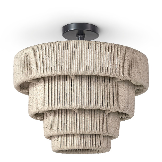 Everly Outdoor Semi Flush Ceiling Light by Palecek