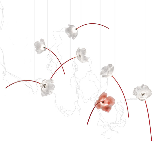Poppy Multi Light Pendant by Slamp