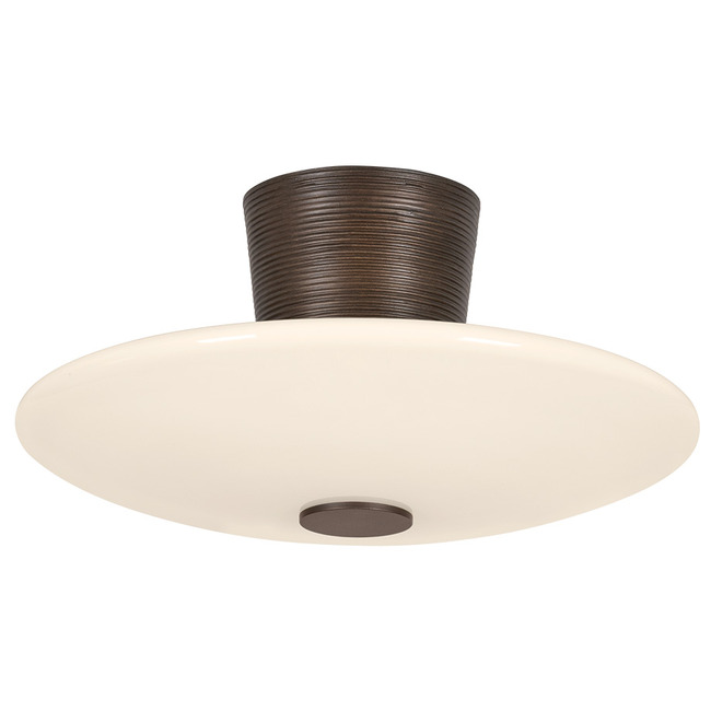 Albus Semi Flush Ceiling Light by Troy Lighting